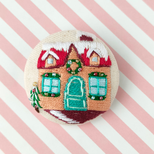 スーパーセール期間限定 No.526 クリスマスの可愛い訪問者 刺繍