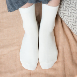 絲棉保暖襪【有機棉&amp;絲】 第4張的照片