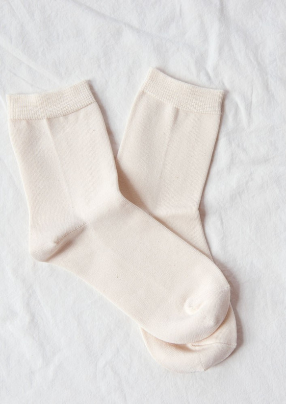 絲棉保暖襪【有機棉&amp;絲】 第5張的照片