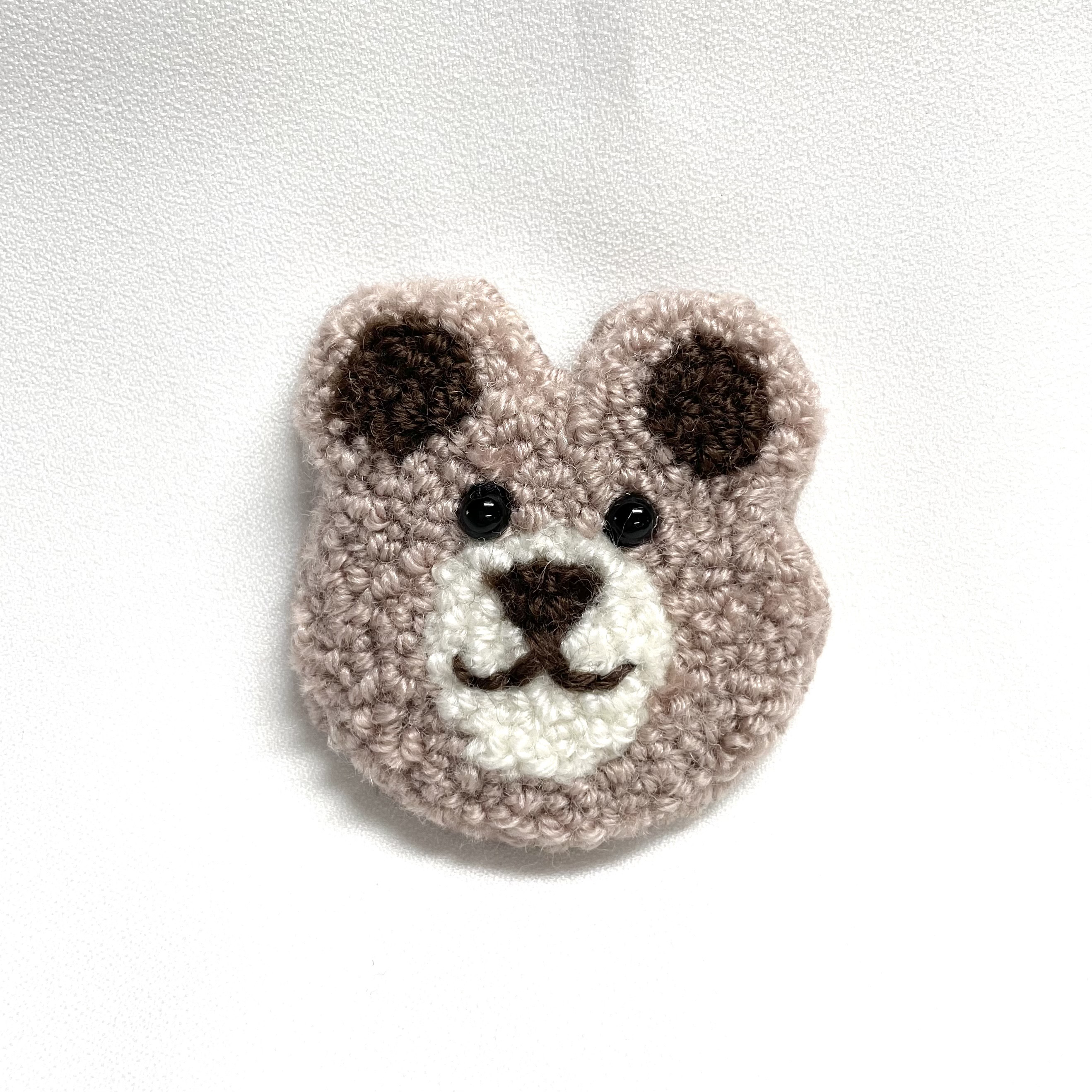 KUKKO様専用//アンティーク風 クマの刺繍ベンチ