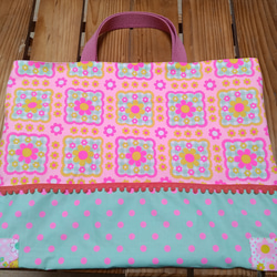 入園入学準備 ピンクスpinks 手提げ レッスンバッグ 通園通学かばん