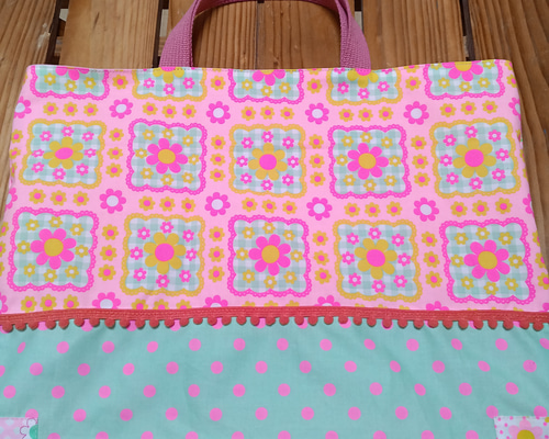 レッスンバッグ 絵本袋 ピンク バラ 入園入学 ピンクスpinks♥ 手提げ レッスンバッグ 通園通学かばん
