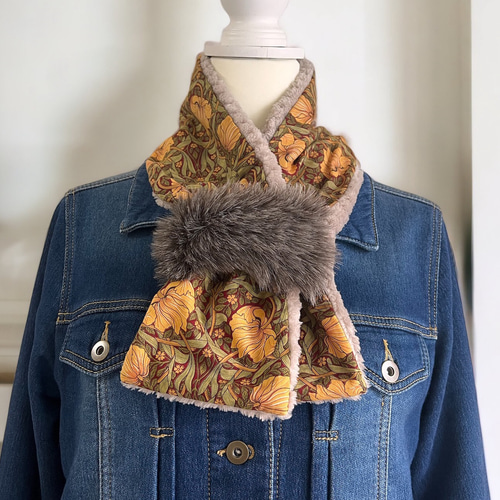 ふんわりぬくぬく/ウィリアムモリス・ピンパネル×パイナップルボア