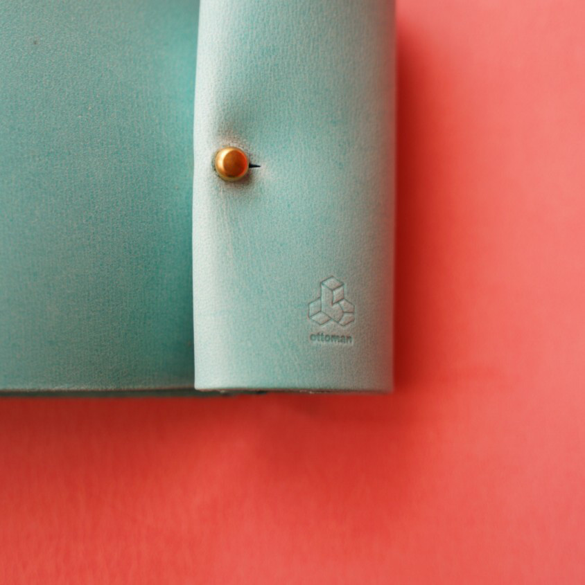 オンラインショップ&Creema限定イタリアンレザーカードホルダー TURCHESE