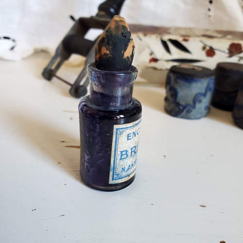 フランスアンティーク 刺繍用インクボトル その他雑貨 Mon Atelier