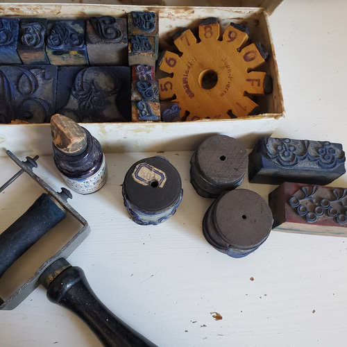 フランスアンティーク 刺繍用インクボトル その他雑貨 Mon Atelier