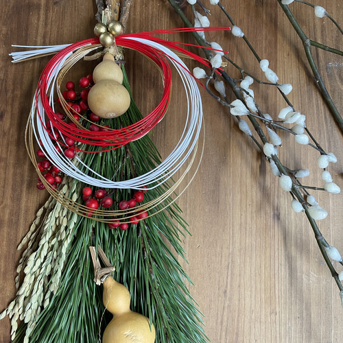 ラスト1点【たくさんの再販】✳︎Fresh︎お正月飾り✴︎ひょうたん3個