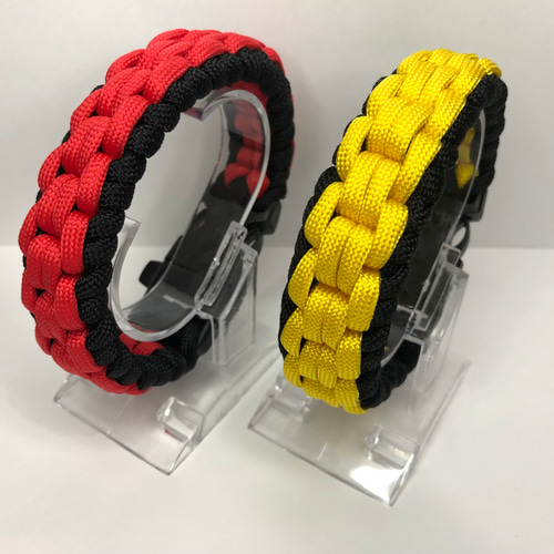 パラコード サバゲー用マーカーブレスレット(チェーン) ブレスレット