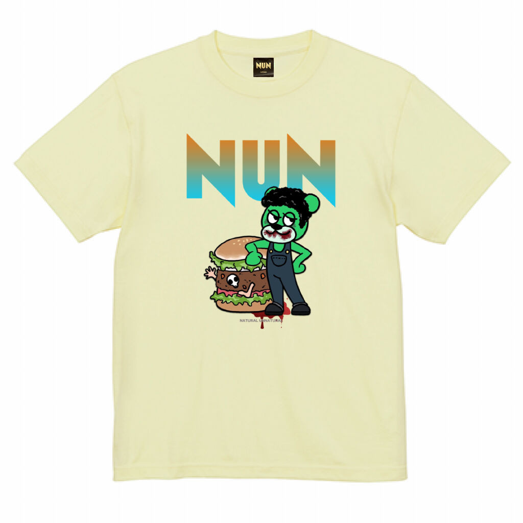 ハンバーガーTEE オーシャン-Frost Yellow-