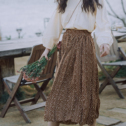 STELLA McCARTNEY ロング・マキシ丈スカート 茶系 2318625J0008 6K08443S25174000-6.jpg