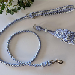 パラコード リード 8本編み V字 スクエア 耐荷重120kgfのナスカン