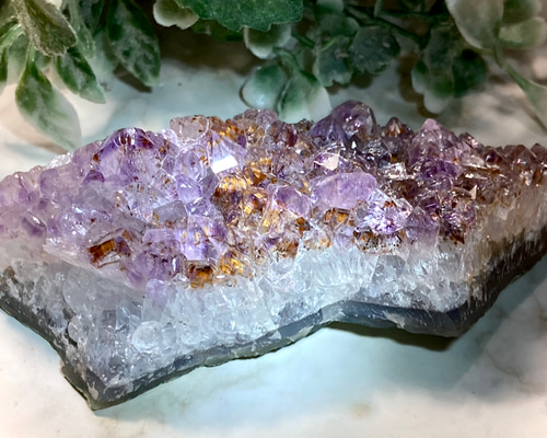 びっしり カクセコナイト✨ 【愛の守護石♡】虹入り˚✧₊⁎アメジスト