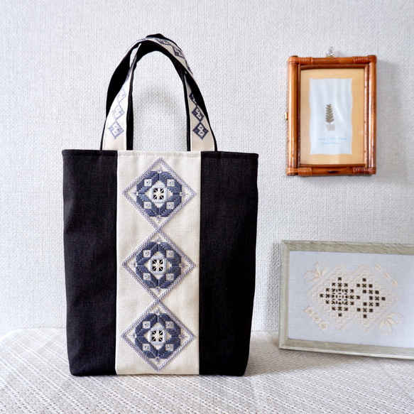 familiar 2025年刺繍手提げバッグ PINK HOUSE｜ホワイトローズ刺繍バッグ | Rakuten Fashion(楽天