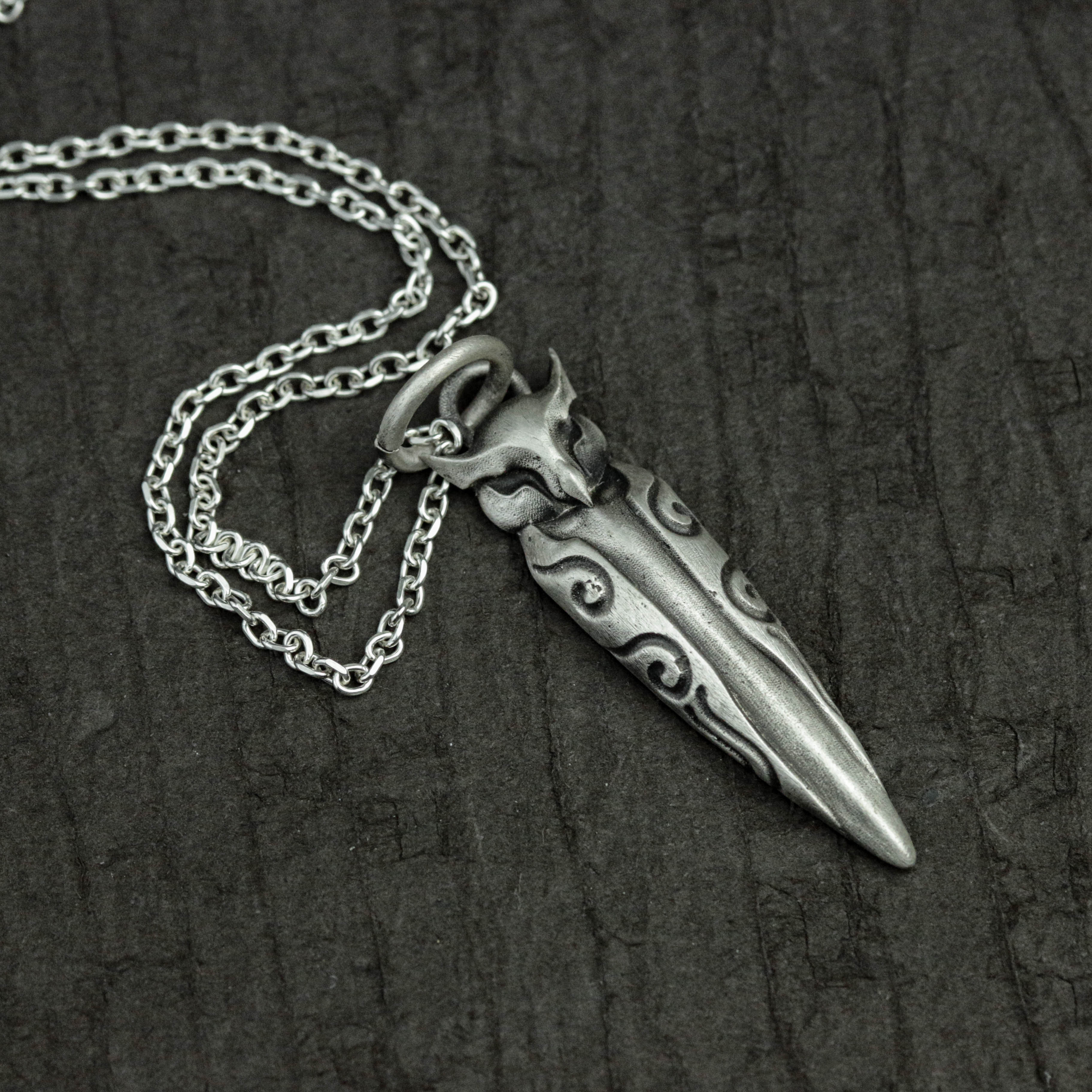 銀のフクロウのペンダント、フクロウのペンダント、フクロウのネックレス、鳥のペンダント、動物のペンダント