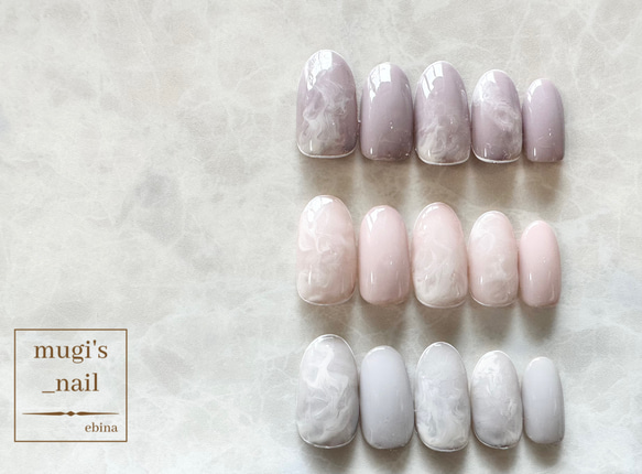 ネイルチップ No.16 ニュアンスネイル nail ジェルネイル 2枚目の画像