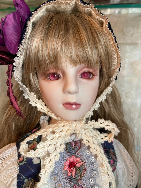創作人形⑮（ちりめん・アンティークレース使用）ハンドメイド