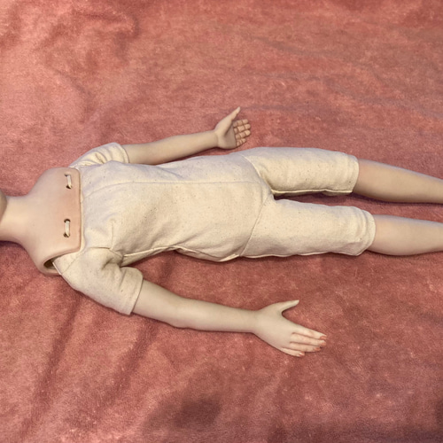 ビスクドール　花柄ドレス　女の子　約20cm 創作球体関節ビスクドール人形 ロココ調ロングドレスの女の子