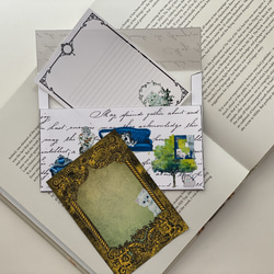 オリジナル 封筒とメッセージカード レターセット 5枚目の画像