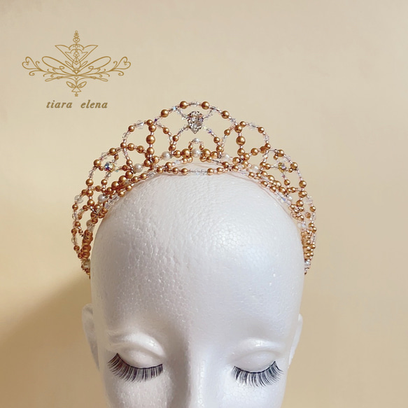 ティアラ　カチューシャ カチューシャティアラ ゴールド その他アクセサリー tiara elena