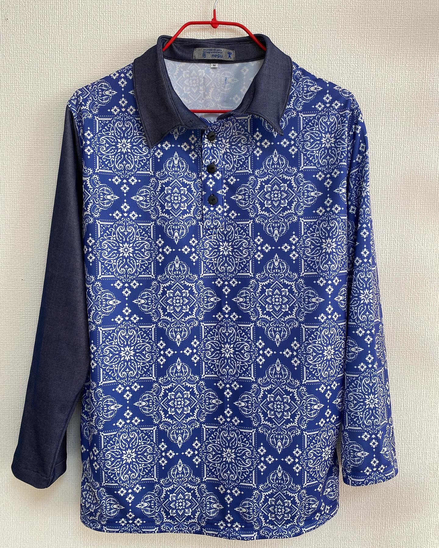 FR2ペイズリー柄メンズM ゴルフウエア