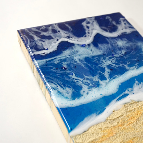 R_siyomisu | 紫の額紫陽花 鉱石型 #レジン好き #ハンドメイド