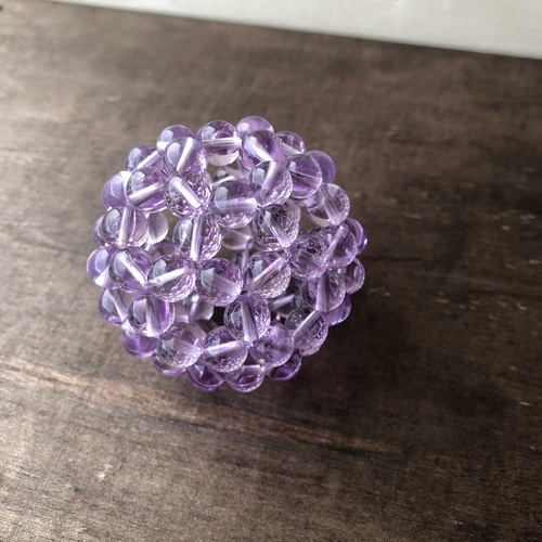 フラーレン　あみあみ 神聖幾何学フラーレン 5A水晶6mm×グリーンアクアオーラ6mm | Brilliant