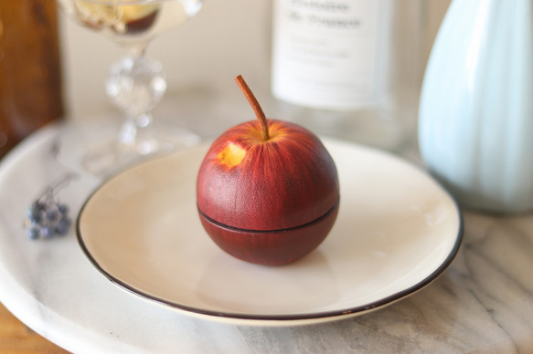 革パティシエseries【革りんご】プロポーズリングケース・小物入れ 関西圏