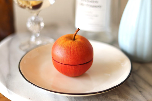 革パティシエseries【革りんご】プロポーズリングケース・小物入れ 関西圏