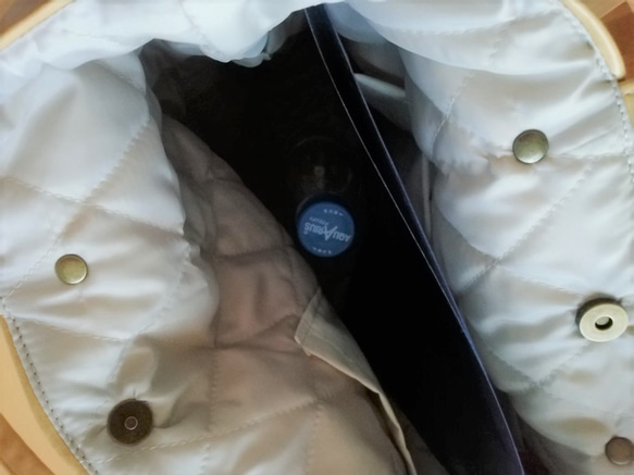 Creema限定 秋の福袋　マスタードイエローのA4対応シンプルトートバッグとスマホポシェット 5枚目の画像