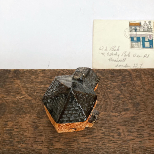 ハウス　家　陶器　オブジェ　置物　インテリア　工芸品　美術品　A1022 ハウス 家 陶器 オブジェ 置物 インテリア 工芸品 美術品 A1022