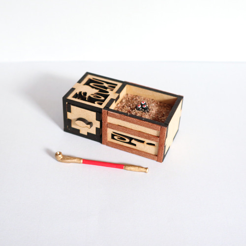 餅捏ね台(伸ばし棒付き)購入前コメント必須 12分の1スケール キセル台 たばこ付 完成品 ミニチュア その他