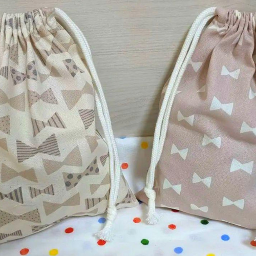 ⭐オーダー受付中⭐ 給食袋 お弁当袋 巾着 コップ袋 2枚セット 