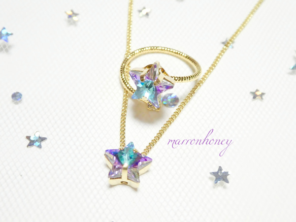 Swarovski starネックレス☆v 3枚目の画像