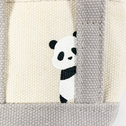 ミニトートバッグ:パンダ 3枚目の画像