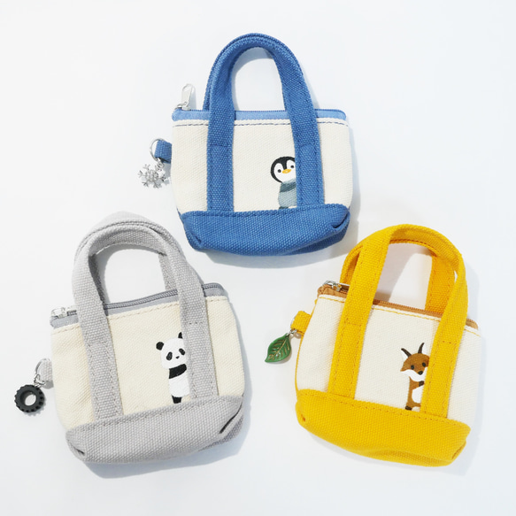 ミニトートバッグ:パンダ 7枚目の画像