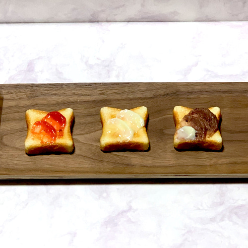 小さい食パンの食品サンプル 20g その他インテリア雑貨 ふじたま工房