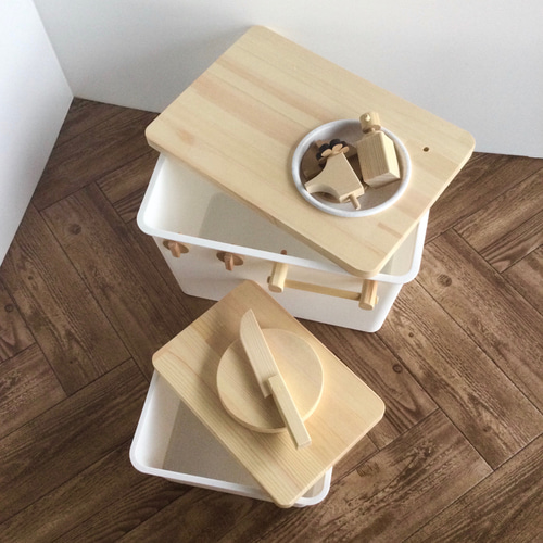 手作り　収納式　ままごとキッチンセット　木製　(新品) 収納式 ままごとキッチン 木製 セット おもちゃ・人形 大人の