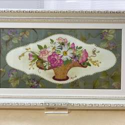 押し花アート✿トピアリー✿押し花額 インテリア雑貨 花 絵画 アート 額装 押し花アート♡トピアリー♡押し花額 インテリア雑貨 アート 花