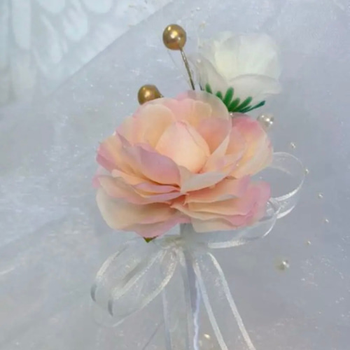 ブーケ ブートニア ウェディングブーケ 結婚式 クラッチブーケ 花嫁