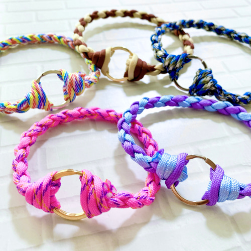 ペット用パラコードチョーカー 丸平リング ペット服・アクセサリー