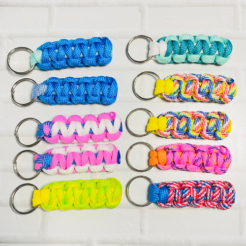 パラコード ジッパータブ 2個セット キーホルダー Melody Beads 通販