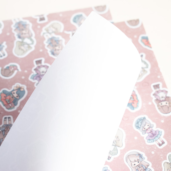 設計紙 - Yurufuwa 女孩設計紙 / A4 尺寸免費送貨 第7張的照片