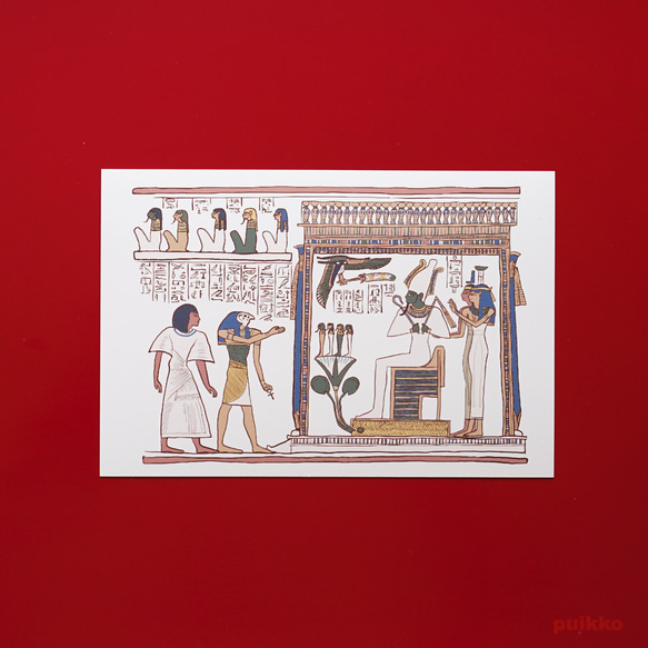 ポストカード　エジプト　死者の書（5枚セット） 4枚目の画像