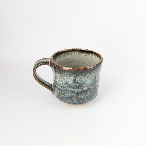 海鼠釉のマグカップ 【手仕事 民芸 和 陶器】 マグカップ 酒津焼 kazu