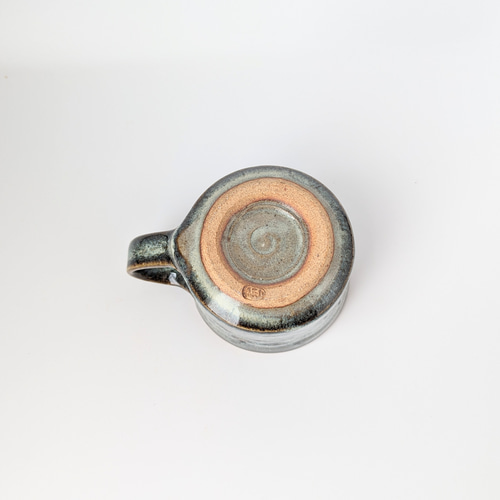 海鼠釉のマグカップ 【手仕事 民芸 和 陶器】 マグカップ 酒津焼 kazu