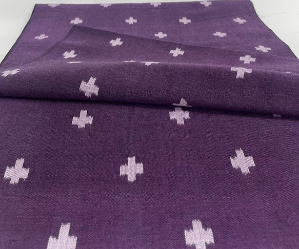立絣十字紫 2枚目の画像