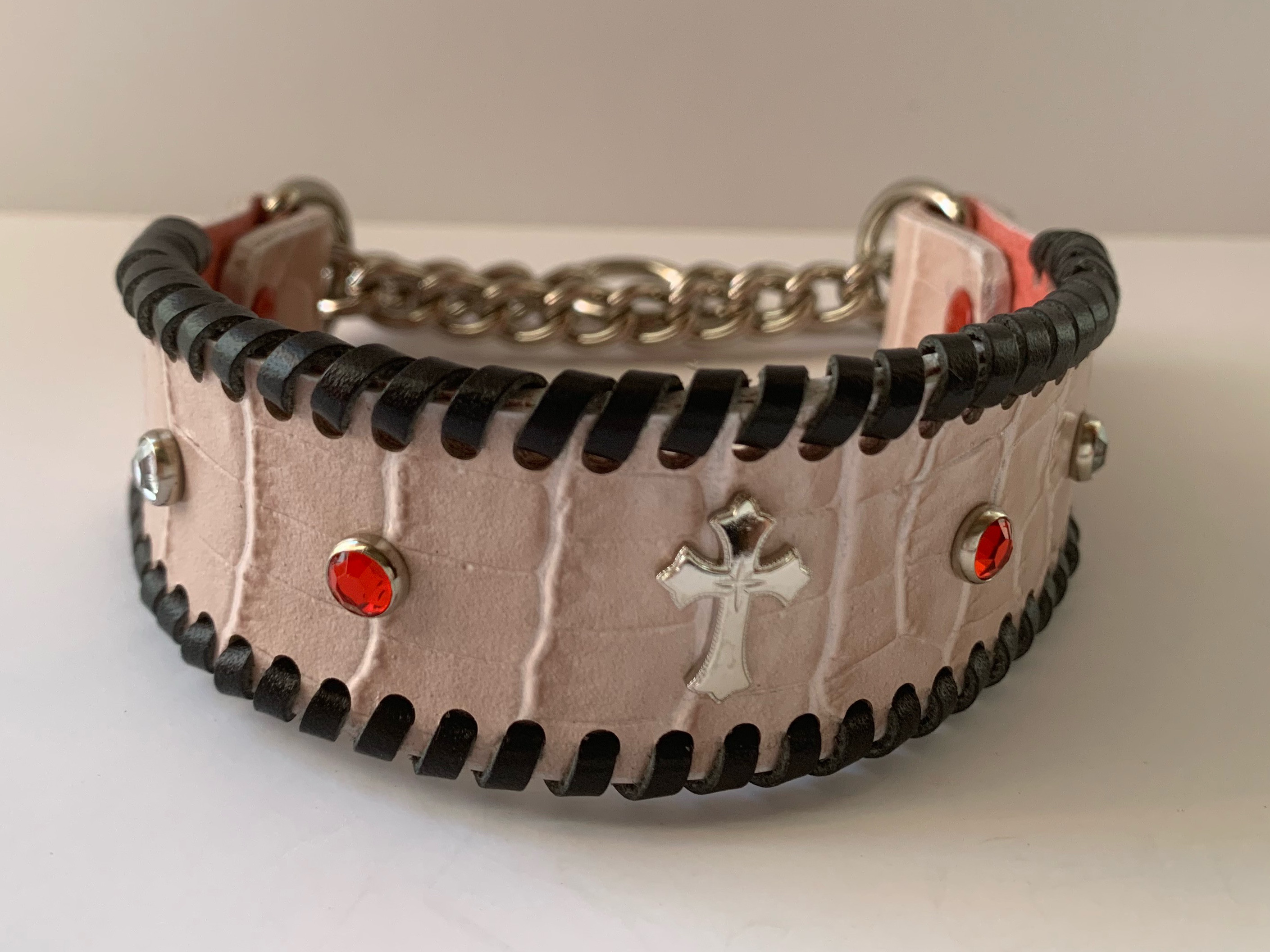 犬の本革ハーフチョークNo.139(小型犬)