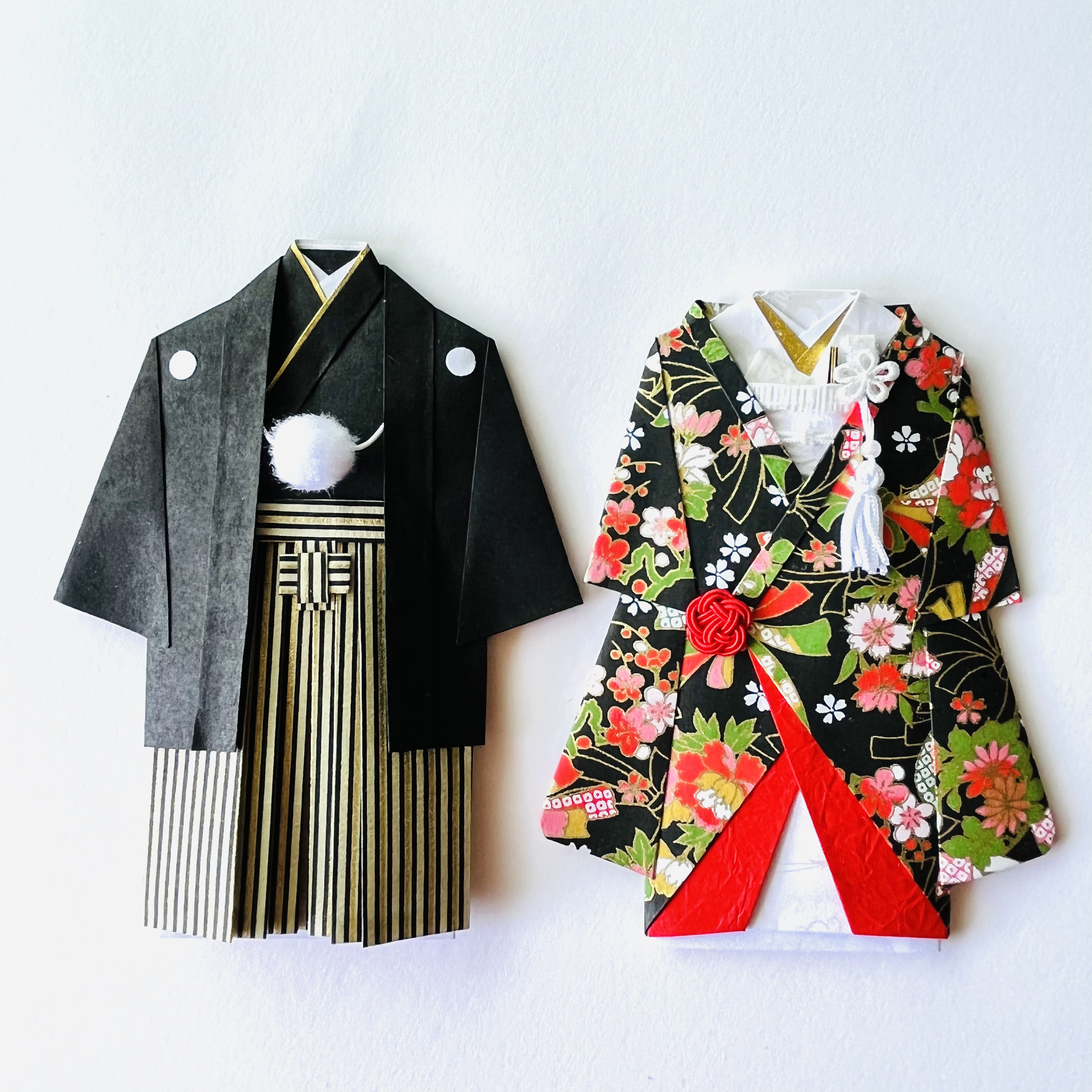 P101 着物のポチ袋 振袖◇お祝い袋◇友禅和紙◇卒業◇入学◇節句 aoisora様専用】お祝い袋◇振袖◇友禅和紙