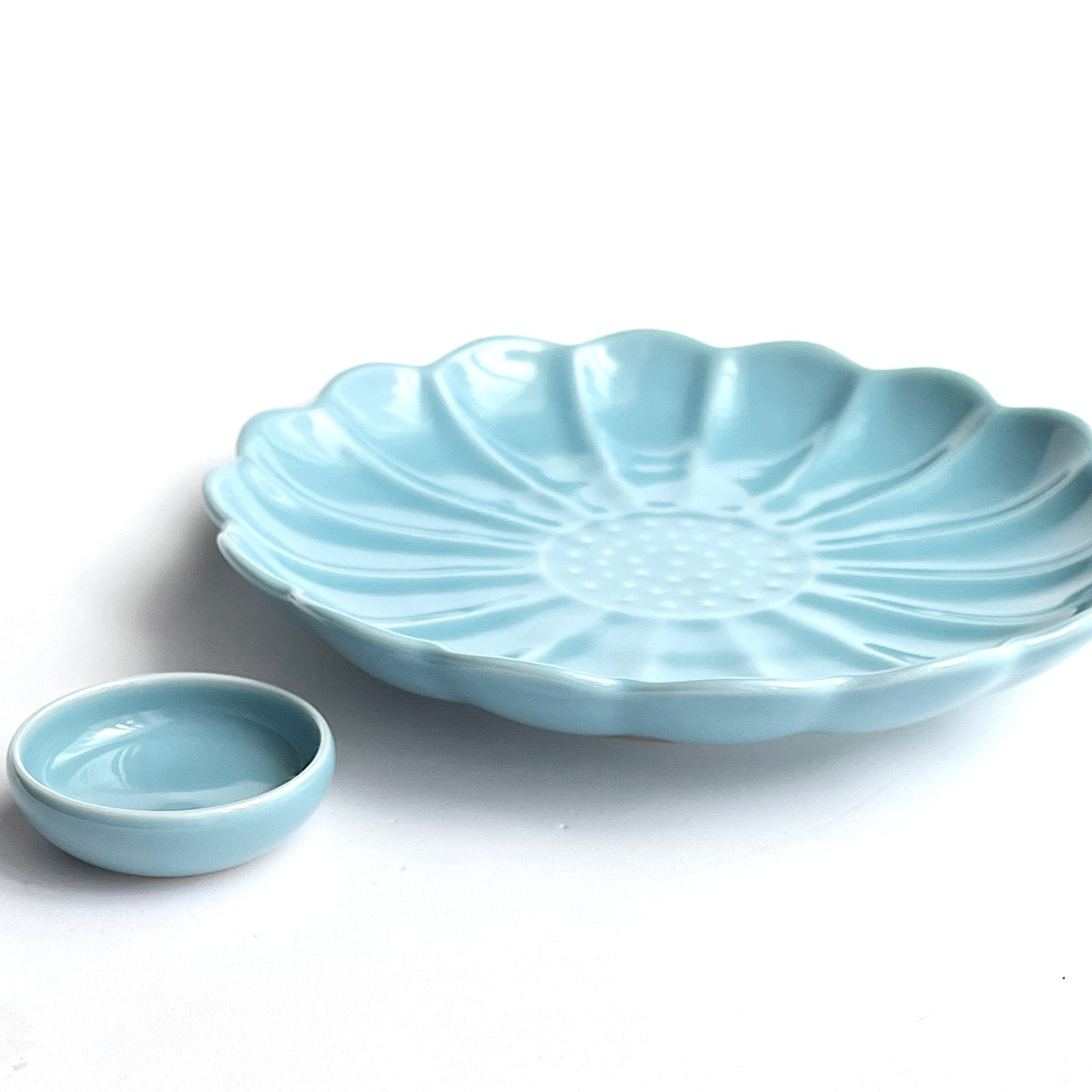 清水焼 5皿セット 白釉 (32cm×10cm) 京焼 長皿