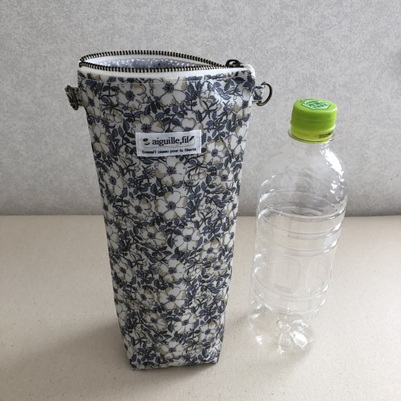 リバティ　ぺットボトルケース　保温保冷ボトルカバー　ペットボトルホルダー 6枚目の画像